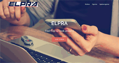 Desktop Screenshot of elpra.si